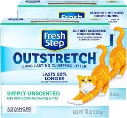32-lbs Fresh Step Outstretch Advanced Clumping Cat Litter (Unscented)