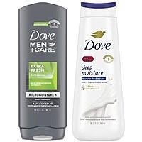 Walgreens: Select 18-oz/20-oz Dove Body Wash (Various Formulas) + $4 Walgreens Cash