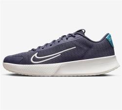 Nike Mens NikeCourt Vapor Lite 2 Hard Court Tennis Shoes (Gridiron/Mineral Teal)